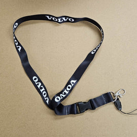 BRAND NEW VOLVO Car Keychain Tag Rings Keychain JDM Drift Lanyard Black