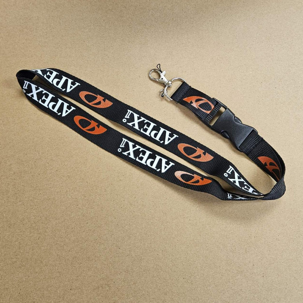 BRAND NEW APEXI Car Keychain Tag Rings Keychain JDM Drift Lanyard Black
