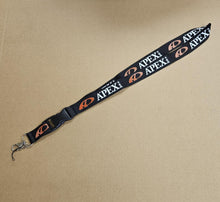 Load image into Gallery viewer, BRAND NEW APEXI Car Keychain Tag Rings Keychain JDM Drift Lanyard Black