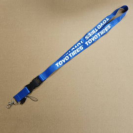 BRAND NEW TOYO TIRES Car Keychain Tag Rings Keychain JDM Drift Lanyard Blue