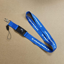 BRAND NEW CAMARO Car Keychain Tag Rings Keychain JDM Drift Lanyard Blue