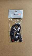 Load image into Gallery viewer, BRAND NEW NISSAN NISMO Car Keychain Tag Rings Keychain JDM Drift Lanyard Black W/ Packaging