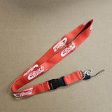 BRAND NEW EIBACH Car Keychain Tag Rings Keychain JDM Drift Lanyard Red
