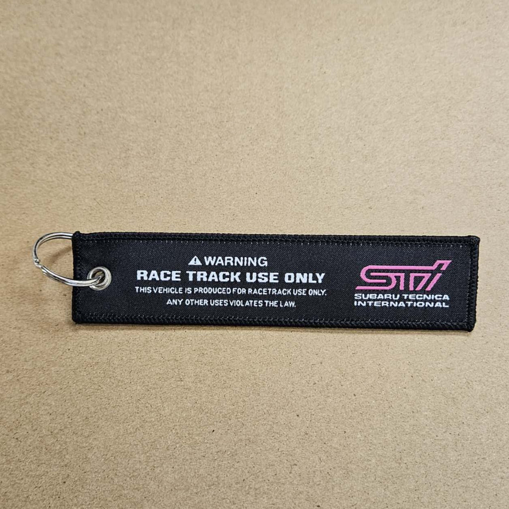 BRAND NEW IMPREZA WRX STI Black DOUBLE SIDE Racing Cell Holders Keychain Universal