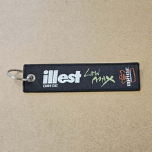 Load image into Gallery viewer, BRAND NEW ILLEST BRIDE Black DOUBLE SIDE Racing Cell Holders Keychain Universal
