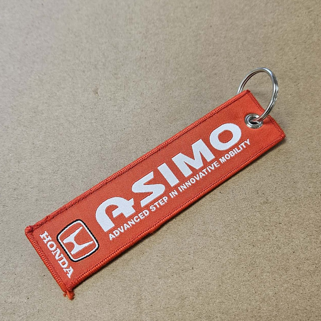 BRAND NEW ASIMO HONDA RED DOUBLE SIDE Racing Cell Holders Keychain Universal