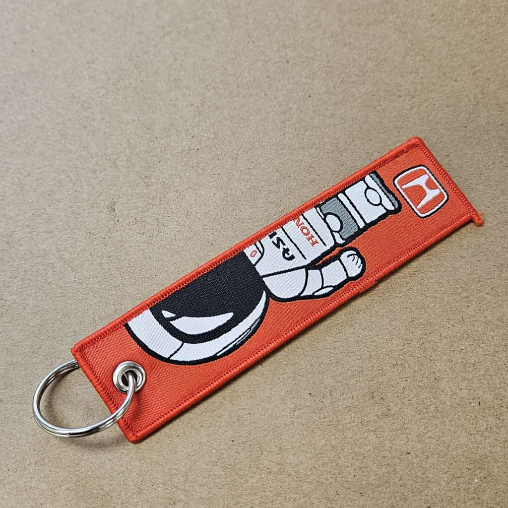 BRAND NEW ASIMO HONDA RED DOUBLE SIDE Racing Cell Holders Keychain Universal