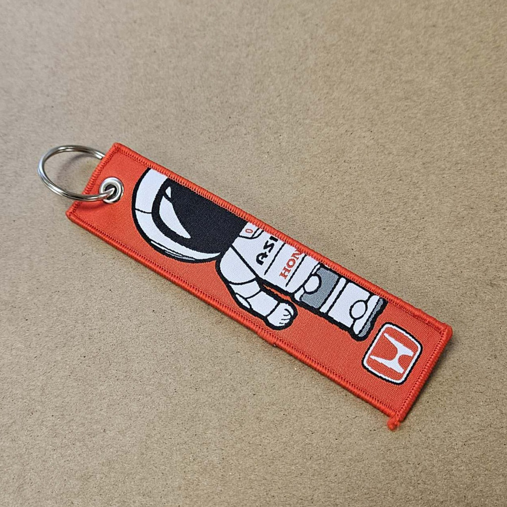 BRAND NEW ASIMO HONDA RED DOUBLE SIDE Racing Cell Holders Keychain Universal