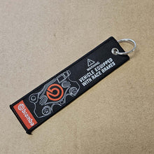 Load image into Gallery viewer, BRAND NEW BREMBO BLACK DOUBLE SIDE Racing Cell Holders Keychain Universal