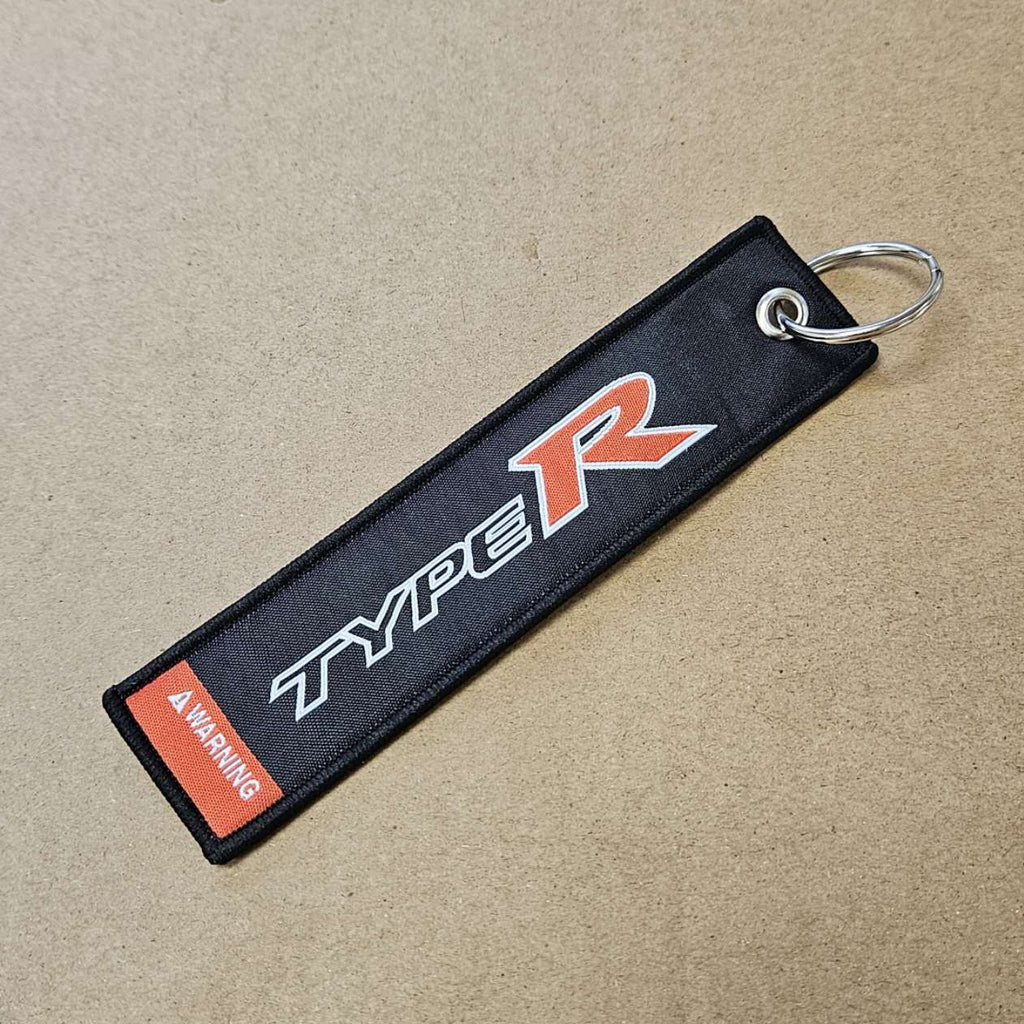 BRAND NEW HONDA TYPE R BLACK DOUBLE SIDE Racing Cell Holders Keychain Universal