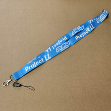 Load image into Gallery viewer, BRAND NEW PROJECT MU Car Keychain Tag Rings Keychain JDM Drift Lanyard Blue