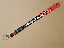 Load image into Gallery viewer, BRAND NEW ADVAN Car Keychain Tag Rings Keychain JDM Drift Lanyard Black