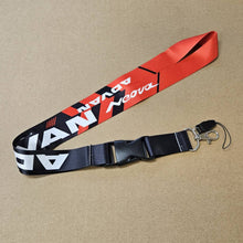 Load image into Gallery viewer, BRAND NEW ADVAN Car Keychain Tag Rings Keychain JDM Drift Lanyard Black