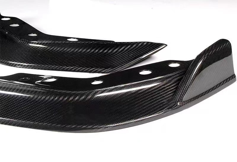 BRAND NEW 2019-2023 BMW G20 M-SPORT M340I REAL CARBON FIBER 3PCS FRONT BUMPER SPLITTER SPOILER LIP