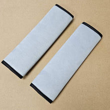 Load image into Gallery viewer, BRAND NEW UNIVERSAL 2PCS TOYOTA TRD Silver / Black  Car Seat Belt Cover Pads Shoulder Pad Cushion
