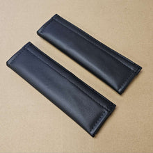 Load image into Gallery viewer, Brand New Universal 2PCS GMC Black Leather Auto Car Seat Belt Covers Shoulder Pads Cushion