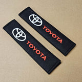 Brand New Universal 2PCS TOYOTA Fabric Seat Belt Cover Shoulder Pads Cushions
