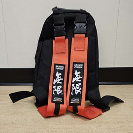 Brand New JDM MUGEN POWER Racing Red Harness Detachable Quick Release & Adjustable Shoulder Strap Backpack