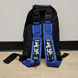 Brand New JDM MUGEN POWER Racing Blue Harness Detachable Quick Release & Adjustable Shoulder Strap Backpack