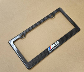 Brand New 1PCS BMW M8 M COMPETITION 100% Real Carbon Fiber License Plate Frame Tag Cover Original 3K With Free Caps
