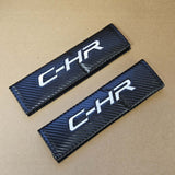 Brand New Universal 2PCS TOYOTA C-HR Carbon Fiber Car Seat Belt Covers Shoulder Pad Cushion