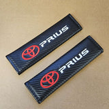 Brand New Universal 2PCS TOYOTA PRIUS Carbon Fiber Car Seat Belt Covers Shoulder Pad Cushion