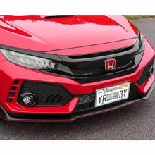 Load image into Gallery viewer, BRAND NEW 1PCS JDM Red Carbon Fiber Look Bumper Front License Plate Holder Relocate Bracket