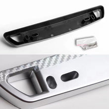 Load image into Gallery viewer, BRAND NEW 1PCS JDM Silver Carbon Fiber Look Bumper Front License Plate Holder Relocate Bracket