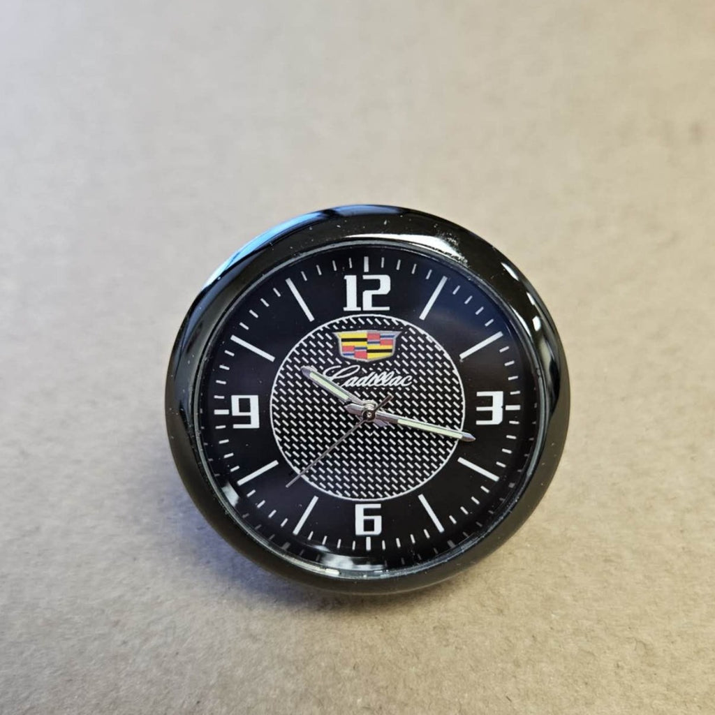 Brand New Universal Cadillac Mini Clock Car Watch Air Vents Outlet Clip Dashboard Time Display Accessories