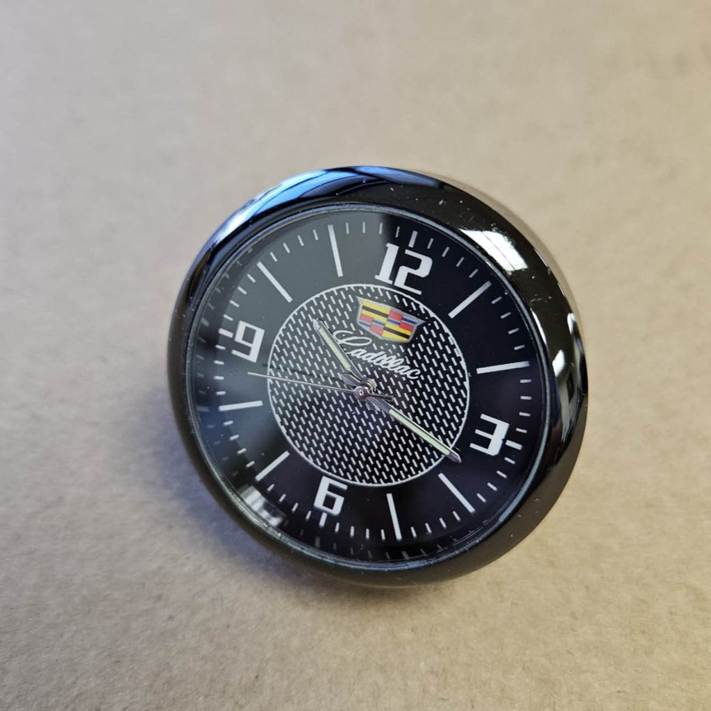 Brand New Universal Cadillac Mini Clock Car Watch Air Vents Outlet Clip Dashboard Time Display Accessories