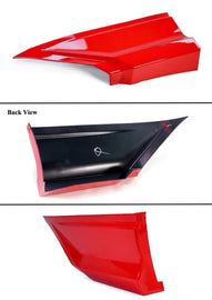 BRAND NEW 2022-2025 HONDA CIVIC SEDAN YOFER V2 RALLYE RED LED REAR DIFFUSER+ CORNER SPATS