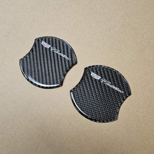 Load image into Gallery viewer, BRAND NEW UNIVERSAL 2PCS CADILLAC REAL CARBON FIBER ANTI-SCRATCH DOOR HANDLE PROTECTOR