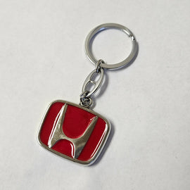 Brand New Honda Red Logo Car Keychain Keyring Emblem Logo Metal Accessories Gift