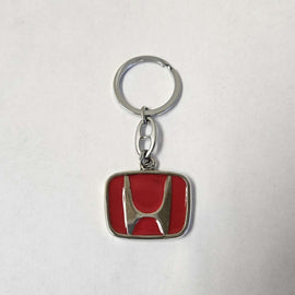 Brand New Honda Red Logo Car Keychain Keyring Emblem Logo Metal Accessories Gift