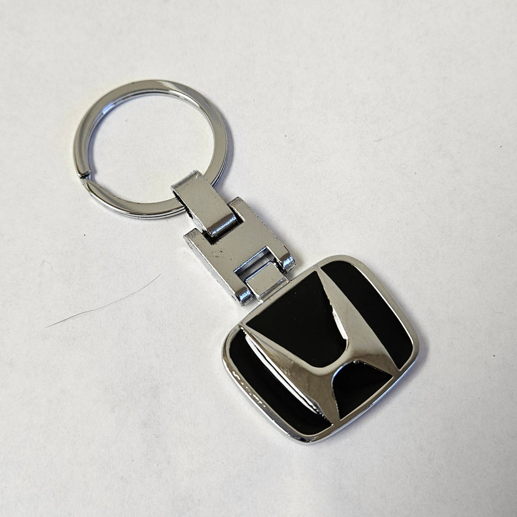 Brand New Honda Black Logo Car Keychain Keyring Emblem Logo Metal Accessories Gift