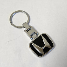 Load image into Gallery viewer, Brand New Honda Black Logo Car Keychain Keyring Emblem Logo Metal Accessories Gift