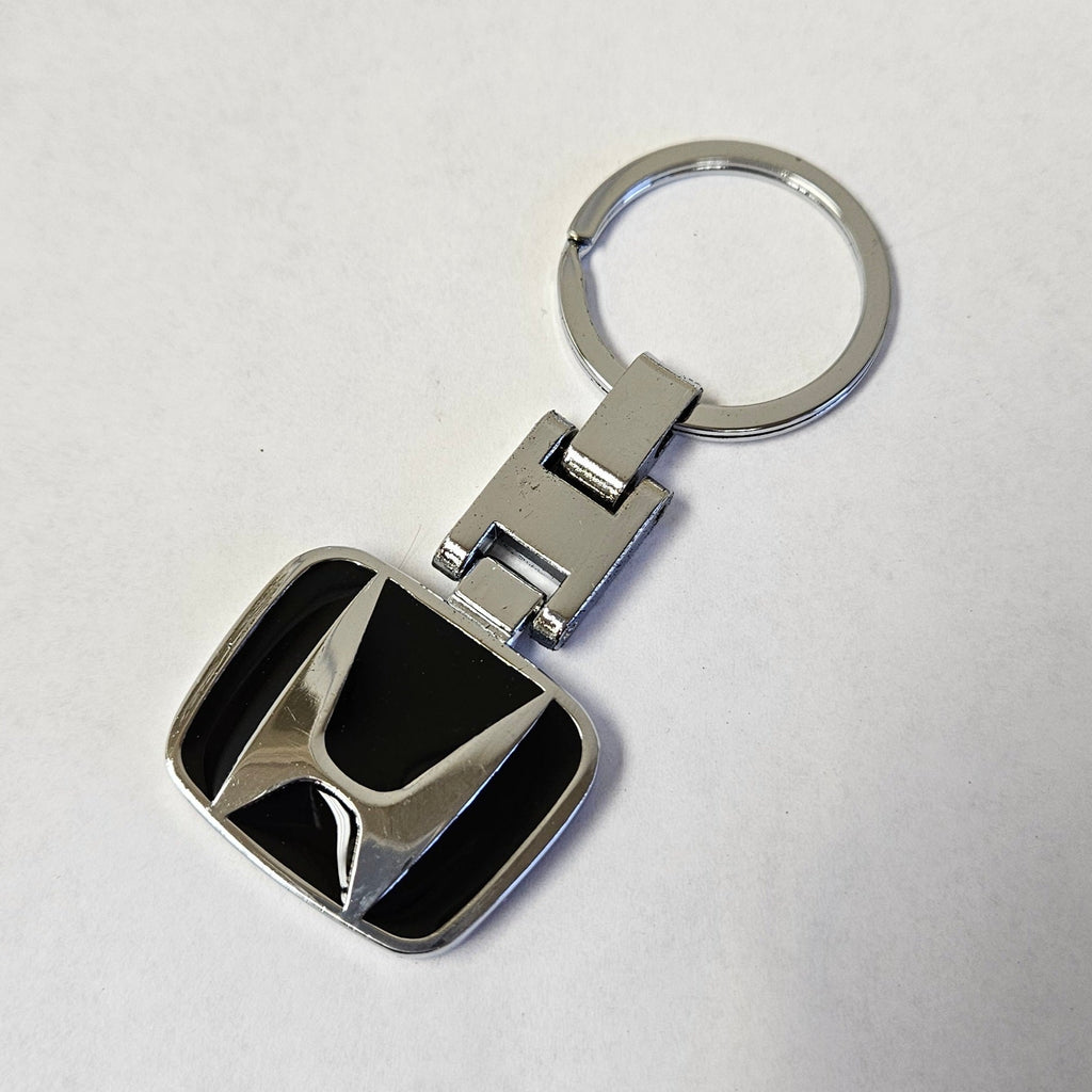 Brand New Honda Black Logo Car Keychain Keyring Emblem Logo Metal Accessories Gift