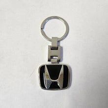 Load image into Gallery viewer, Brand New Honda Black Logo Car Keychain Keyring Emblem Logo Metal Accessories Gift