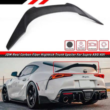 Load image into Gallery viewer, Brand New For 2020-2024 Toyota Supra GR A90 A91 Real Carbon Fiber Trunk Spoiler Wing Lip V Style