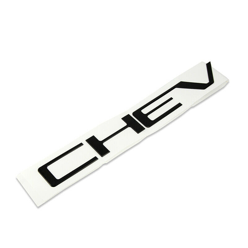BRAND NEW 2019-2023 CHEVROLET SILVERADO 1500 2500 3500 BLACK TAILGATE LETTERS ABS 3D INSERTS