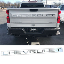 Load image into Gallery viewer, BRAND NEW 2019-2023 CHEVROLET SILVERADO 1500 2500 3500 CHROME TAILGATE LETTERS ABS 3D INSERTS