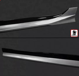Brand New 2022-2025 Honda Civic V2 Yofer Lunar Silver Black 2 Tone Side Skirt Extension