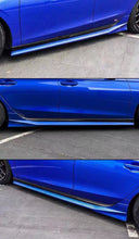 Load image into Gallery viewer, Brand New 2022-2025 Honda Civic V2 Yofer Painted Aegean Blue Black 2 Tone Side Skirt Extension