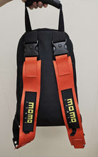 Load image into Gallery viewer, Brand New JDM MOMO Racing Red Harness Detachable Quick Release &amp; Adjustable Shoulder Strap Backpack