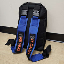 Load image into Gallery viewer, Brand New JDM RECARO Racing Blue Harness Detachable Quick Release &amp; Adjustable Shoulder Strap Backpack