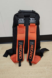 Brand New JDM RECARO Racing Red Harness Detachable Quick Release & Adjustable Shoulder Strap Backpack