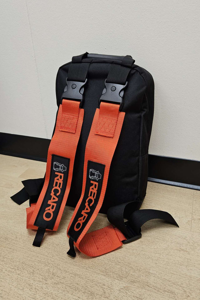 Brand New JDM RECARO Racing Red Harness Detachable Quick Release & Adjustable Shoulder Strap Backpack
