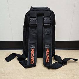Brand New JDM RECARO Racing Black Harness Detachable Quick Release & Adjustable Shoulder Strap Backpack
