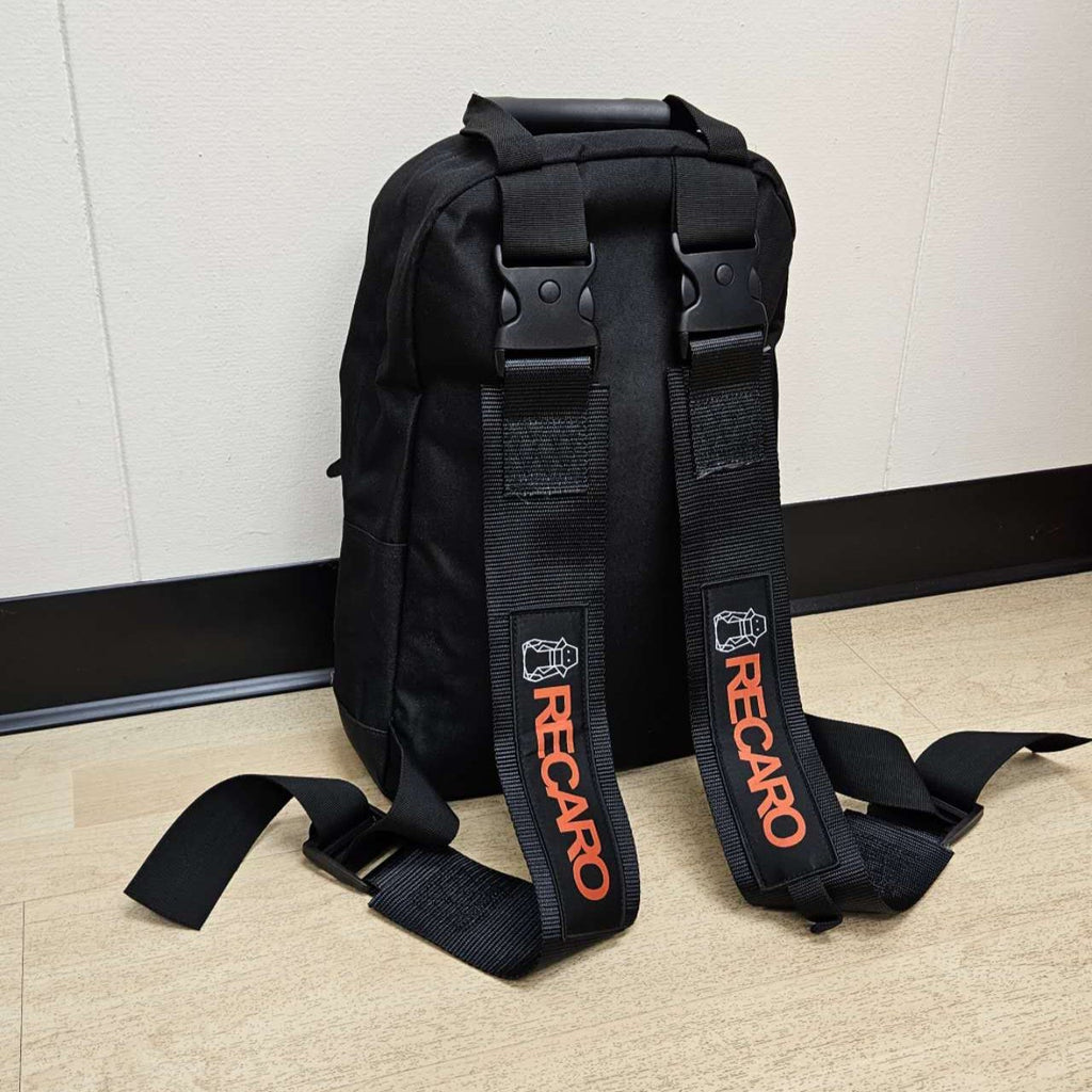 Brand New JDM RECARO Racing Black Harness Detachable Quick Release & Adjustable Shoulder Strap Backpack