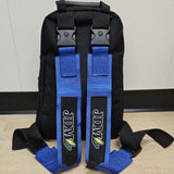 Brand New JDM Racing Blue Harness Detachable Quick Release & Adjustable Shoulder Strap Backpack